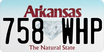 AR license plate 758WHP