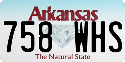 AR license plate 758WHS