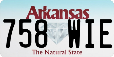 AR license plate 758WIE