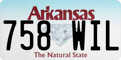 AR license plate 758WIL