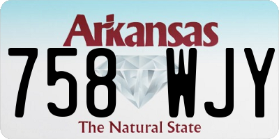 AR license plate 758WJY