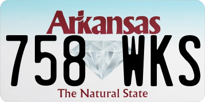 AR license plate 758WKS