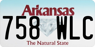 AR license plate 758WLC