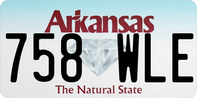 AR license plate 758WLE