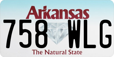 AR license plate 758WLG