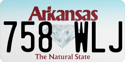 AR license plate 758WLJ