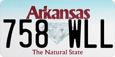 AR license plate 758WLL