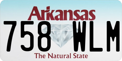 AR license plate 758WLM