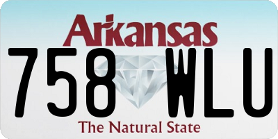 AR license plate 758WLU