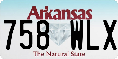 AR license plate 758WLX