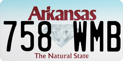 AR license plate 758WMB