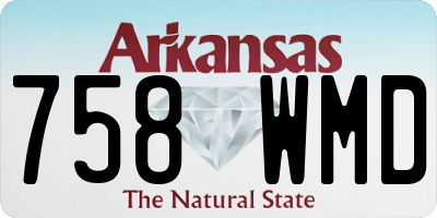 AR license plate 758WMD