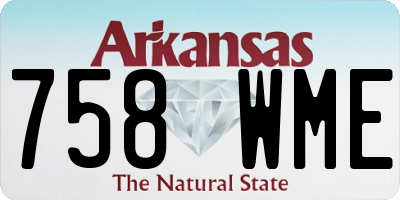 AR license plate 758WME