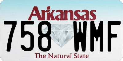 AR license plate 758WMF