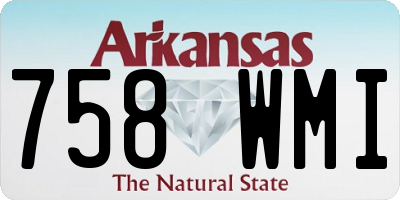 AR license plate 758WMI