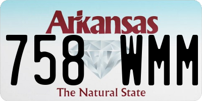 AR license plate 758WMM