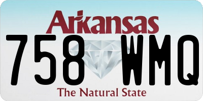 AR license plate 758WMQ