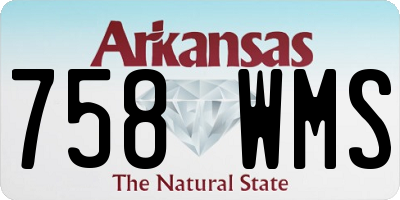 AR license plate 758WMS