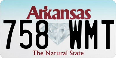 AR license plate 758WMT