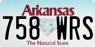 AR license plate 758WRS