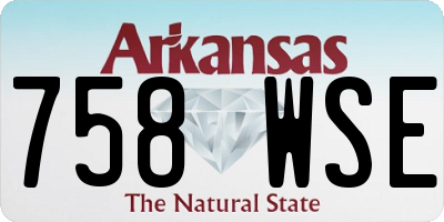 AR license plate 758WSE