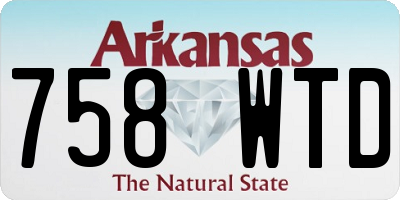 AR license plate 758WTD