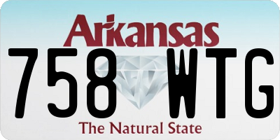 AR license plate 758WTG