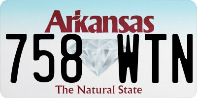 AR license plate 758WTN