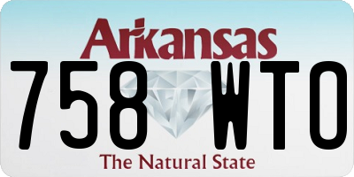 AR license plate 758WTO