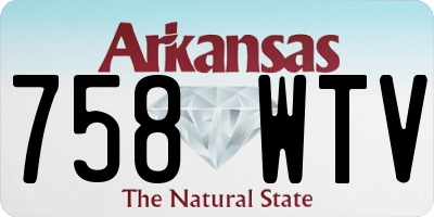 AR license plate 758WTV