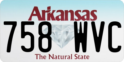 AR license plate 758WVC