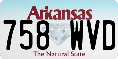 AR license plate 758WVD