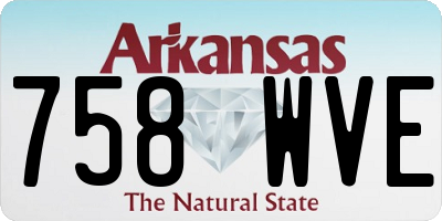 AR license plate 758WVE