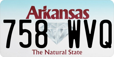 AR license plate 758WVQ