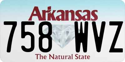 AR license plate 758WVZ