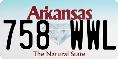 AR license plate 758WWL