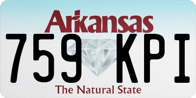 AR license plate 759KPI