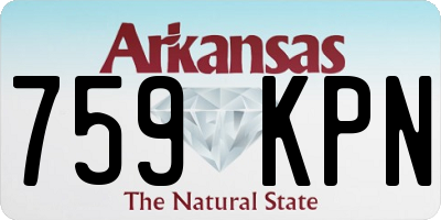 AR license plate 759KPN