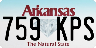 AR license plate 759KPS