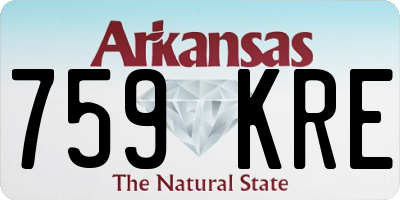 AR license plate 759KRE