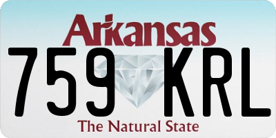AR license plate 759KRL