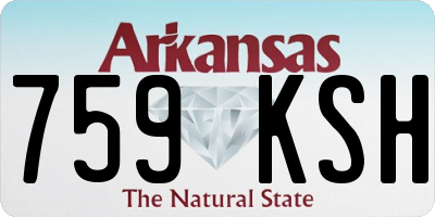 AR license plate 759KSH