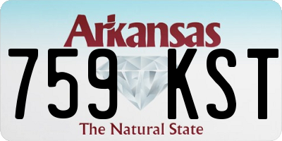AR license plate 759KST