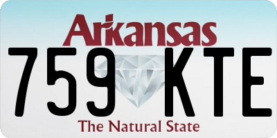 AR license plate 759KTE