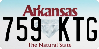 AR license plate 759KTG