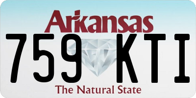 AR license plate 759KTI