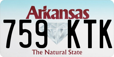 AR license plate 759KTK