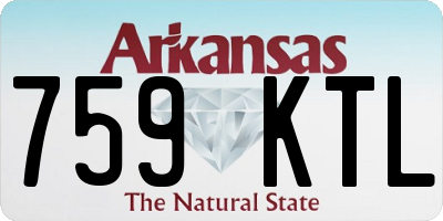 AR license plate 759KTL