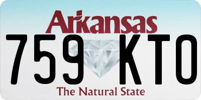 AR license plate 759KTO