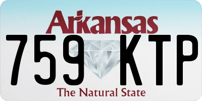AR license plate 759KTP